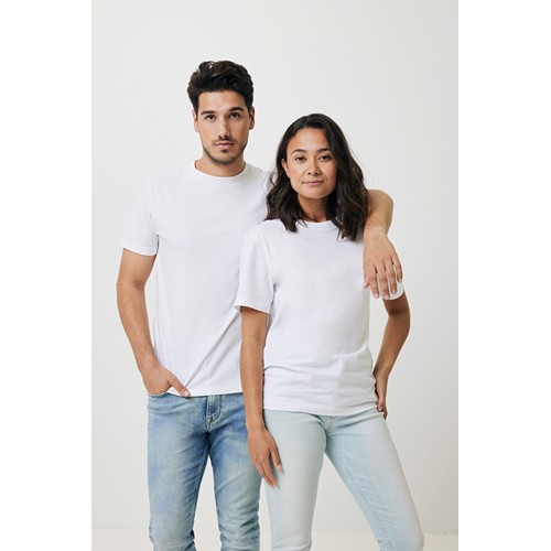 white Camiseta IQONIQ Bryce algodón reciclado