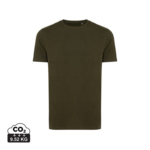 kaki Camiseta IQONIQ Bryce algodón reciclado