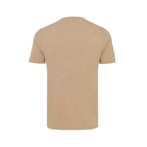 marron chiné Camiseta IQONIQ Manuel algodón reciclado sin teñir