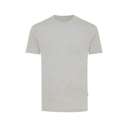 gris chiné Camiseta IQONIQ Manuel algodón reciclado sin teñir