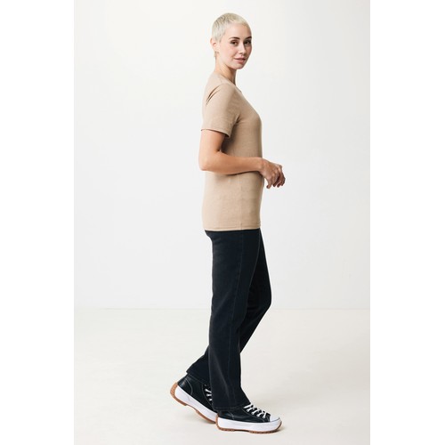 marron chiné Camiseta IQONIQ Manuel algodón reciclado sin teñir