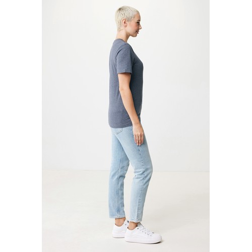 azul marino chiné Camiseta IQONIQ Manuel algodón reciclado sin teñir