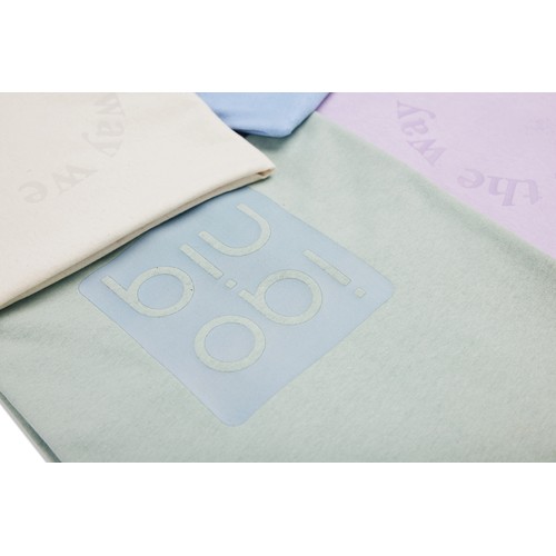 natural Camiseta IQONIQ Manuel algodón reciclado sin teñir