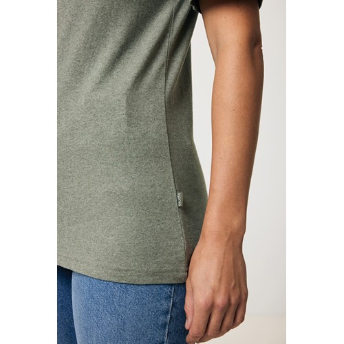 verde chiné Camiseta IQONIQ Manuel algodón reciclado sin teñir