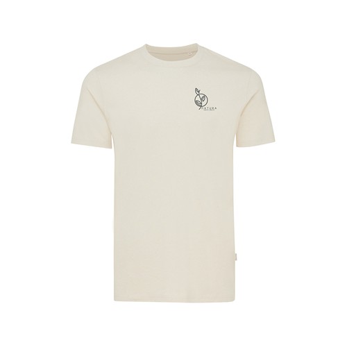 natural Camiseta IQONIQ Manuel algodón reciclado sin teñir