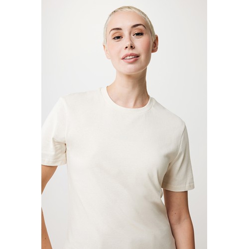 natural Camiseta IQONIQ Manuel algodón reciclado sin teñir