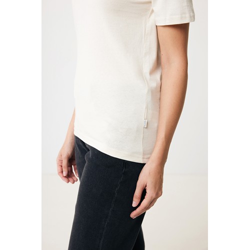 natural Camiseta IQONIQ Manuel algodón reciclado sin teñir