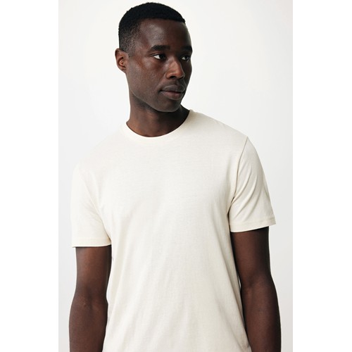 natural Camiseta IQONIQ Manuel algodón reciclado sin teñir