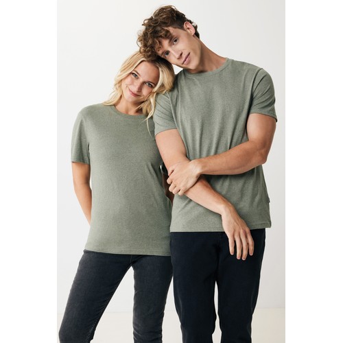 verde chiné Camiseta IQONIQ Manuel algodón reciclado sin teñir