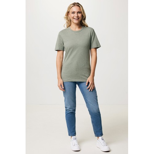 verde chiné Camiseta IQONIQ Manuel algodón reciclado sin teñir