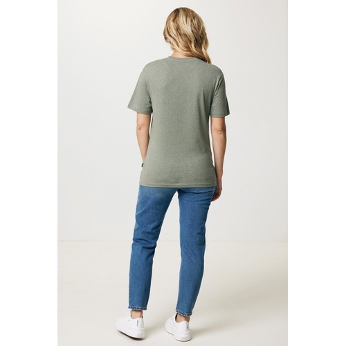 verde chiné Camiseta IQONIQ Manuel algodón reciclado sin teñir