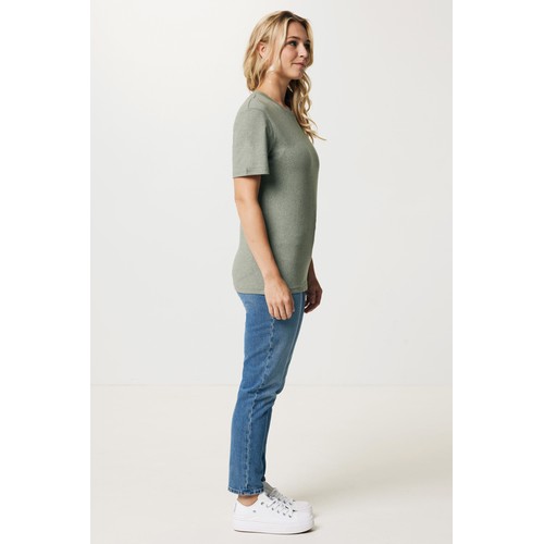 verde chiné Camiseta IQONIQ Manuel algodón reciclado sin teñir