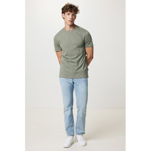 verde chiné Camiseta IQONIQ Manuel algodón reciclado sin teñir