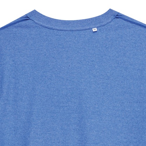 azul chiné Camiseta IQONIQ Manuel algodón reciclado sin teñir