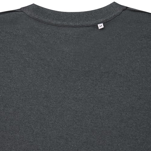 antracita chiné Camiseta IQONIQ Manuel algodón reciclado sin teñir