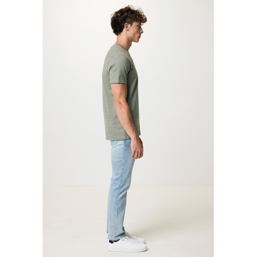 verde chiné Camiseta IQONIQ Manuel algodón reciclado sin teñir