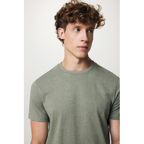 verde chiné Camiseta IQONIQ Manuel algodón reciclado sin teñir