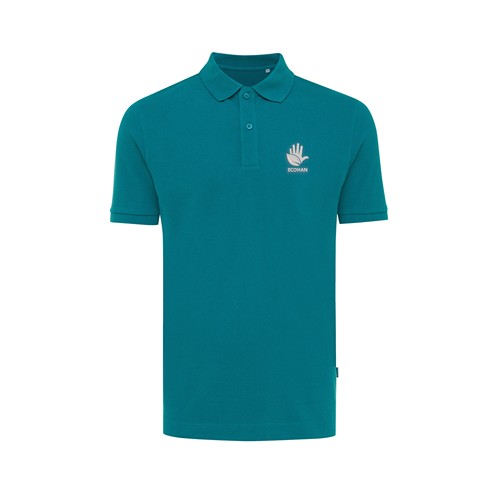 verdigris IQONIQ Yosemite Polo Pique Unisex Algodón Reciclado