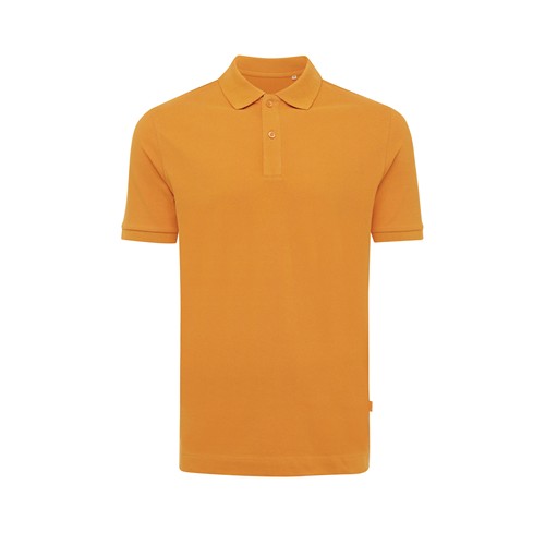 naranja sunset IQONIQ Yosemite Polo Pique Unisex Algodón Reciclado