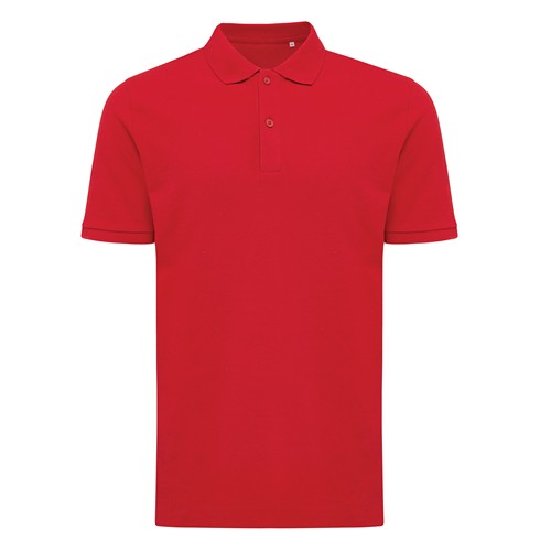 red IQONIQ Yosemite Polo Piqué Unisex Algodón Reciclado