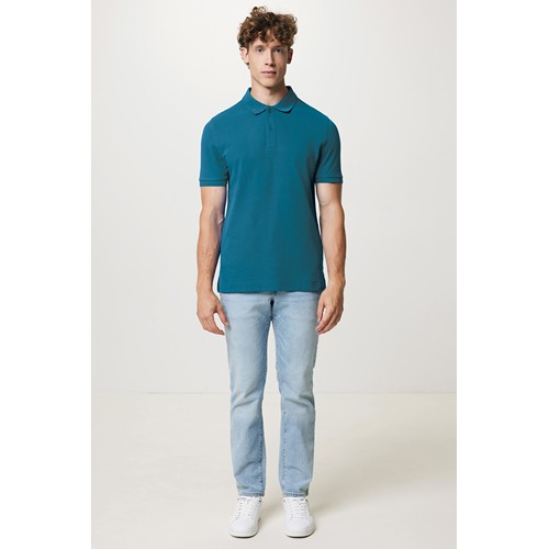 Polo en coton piqué et recyclé IQONIQ Yosemite