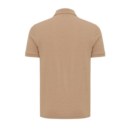 marron chiné IQONIQ Yosemite Polo Piqué Unisex Algodón Reciclado