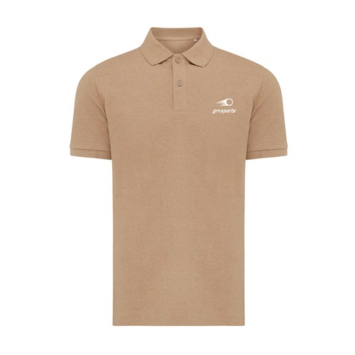 marron chiné IQONIQ Yosemite Polo Piqué Unisex Algodón Reciclado