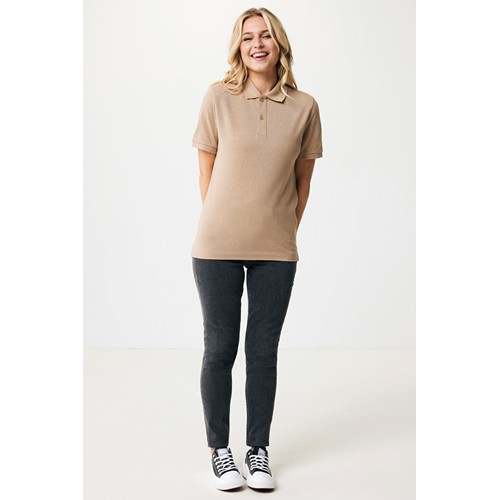 marron chiné IQONIQ Yosemite Polo Piqué Unisex Algodón Reciclado