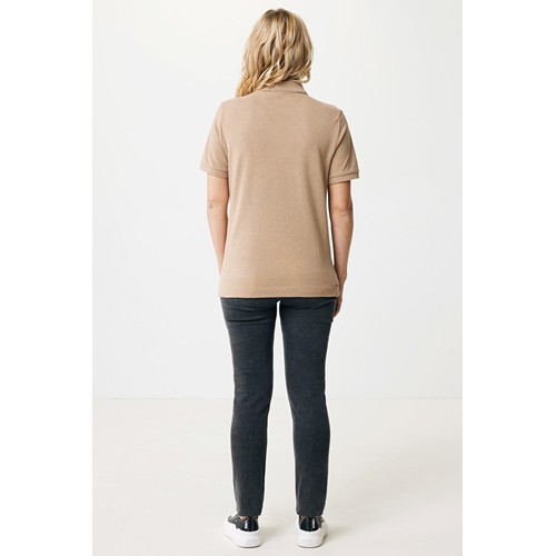 marron chiné IQONIQ Yosemite Polo Piqué Unisex Algodón Reciclado
