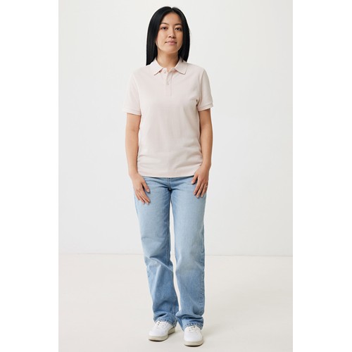 pink IQONIQ Yosemite Polo Pique Unisex Algodón Reciclado