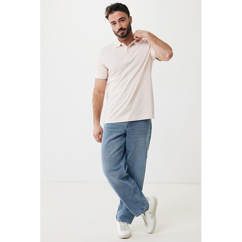 pink IQONIQ Yosemite Polo Pique Unisex Algodón Reciclado