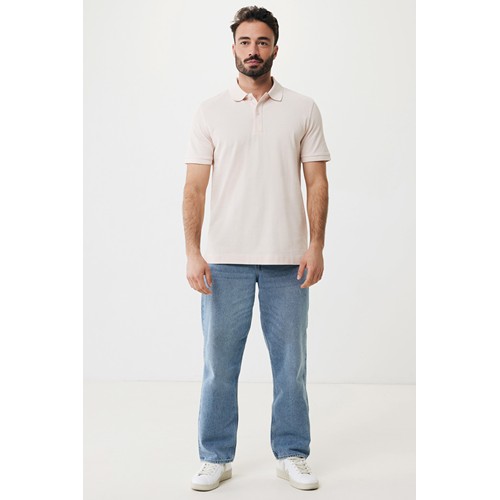 pink IQONIQ Yosemite Polo Pique Unisex Algodón Reciclado