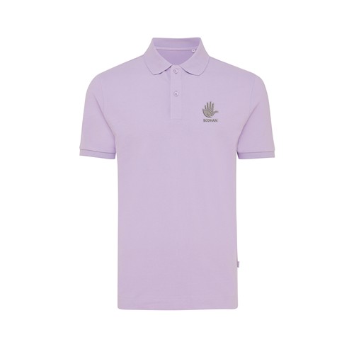 lavanda IQONIQ Yosemite Polo Piqué Unisex Algodón Reciclado