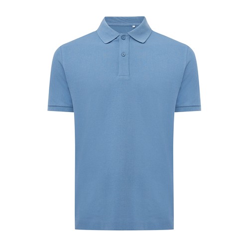 azul pato IQONIQ Yosemite Polo Pique Unisex Algodón Reciclado