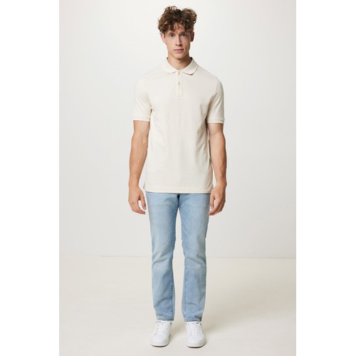 natural Polo IQONIQ Yosemite de algodón reciclado