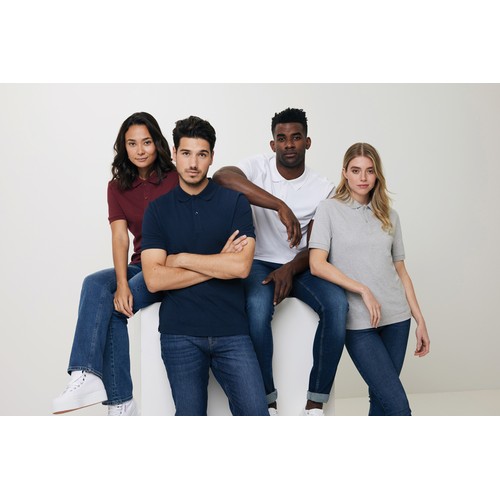 natural Polo IQONIQ Yosemite de algodón reciclado