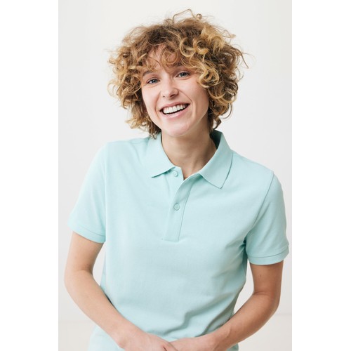 verde menta Polo IQONIQ Yosemite de algodón reciclado