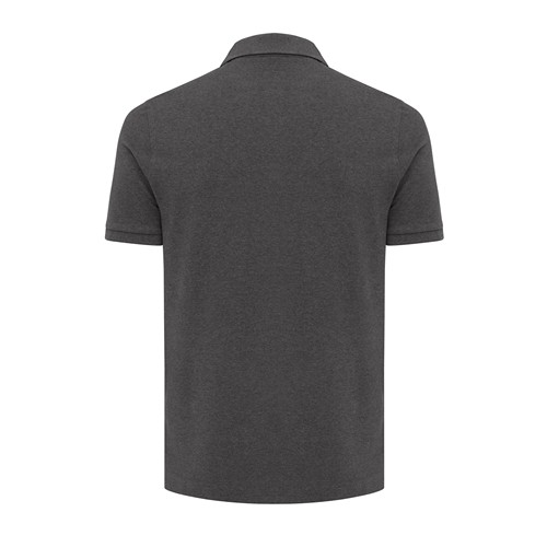 antracita chiné IQONIQ Yosemite Polo Piqué Unisex Algodón Reciclado