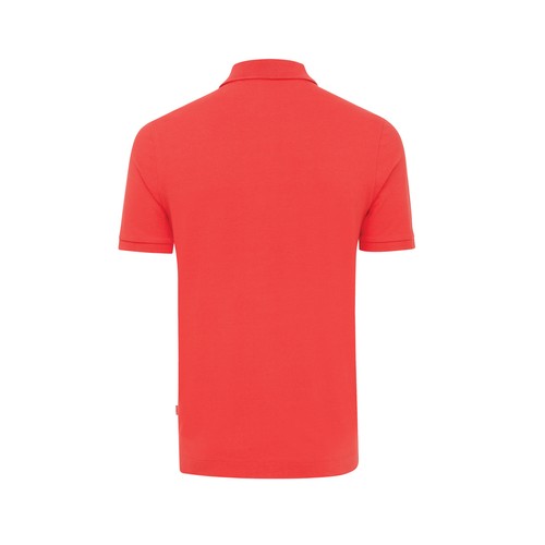 rojo claro Polo IQONIQ Yosemite de algodón reciclado