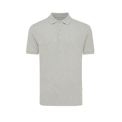 gris chiné IQONIQ Yosemite Polo Piqué Unisex Algodón Reciclado