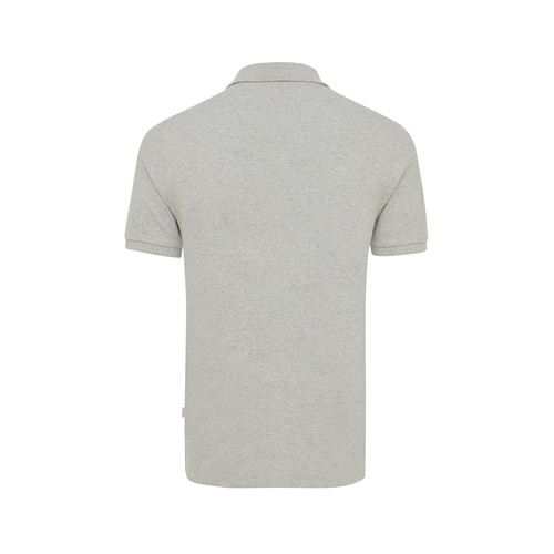 gris chiné IQONIQ Yosemite Polo Piqué Unisex Algodón Reciclado