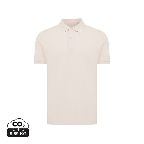 pink IQONIQ Yosemite Polo Piqué Unisex Algodón Reciclado