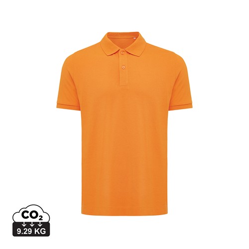 orange IQONIQ Yosemite Polo Piqué Unisex Algodón Reciclado