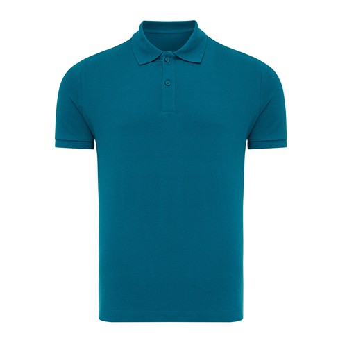 azul azulado profundo IQONIQ Yosemite Polo Piqué Unisex Algodón Reciclado