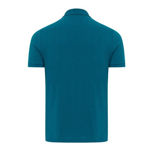 azul azulado profundo IQONIQ Yosemite Polo Piqué Unisex Algodón Reciclado