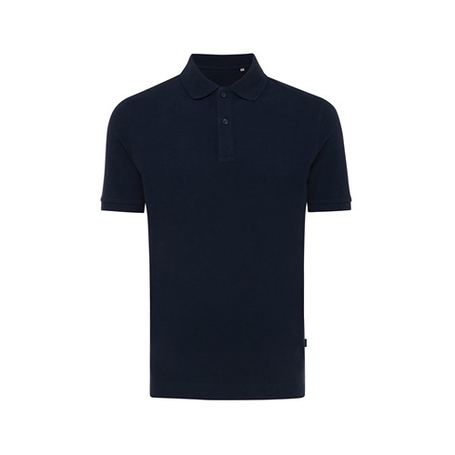 azul marino IQONIQ Yosemite Polo Piqué Unisex Algodón Reciclado