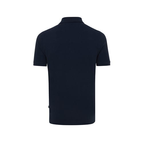 azul marino IQONIQ Yosemite Polo Piqué Unisex Algodón Reciclado