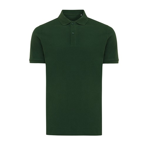 verde bosque IQONIQ Yosemite Polo Piqué Unisex Algodón Reciclado