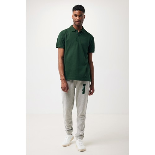 verde bosque IQONIQ Yosemite Polo Piqué Unisex Algodón Reciclado