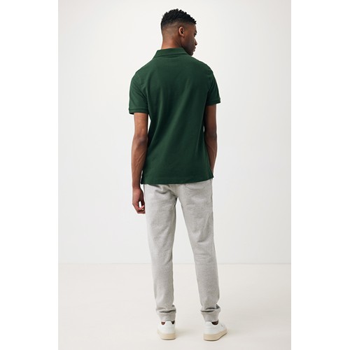 verde bosque IQONIQ Yosemite Polo Piqué Unisex Algodón Reciclado
